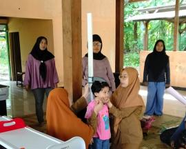 Kegiatan Posyandu Balita di Padukuhan Sumberjo